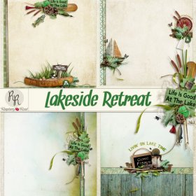 Lakeside Retreat Stacked Papers