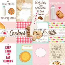 Cookies And Milk Journal Cards