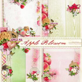 Apple Blossom Stacked Papers