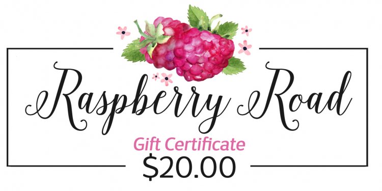 $20 Gift Certificate - Click Image to Close