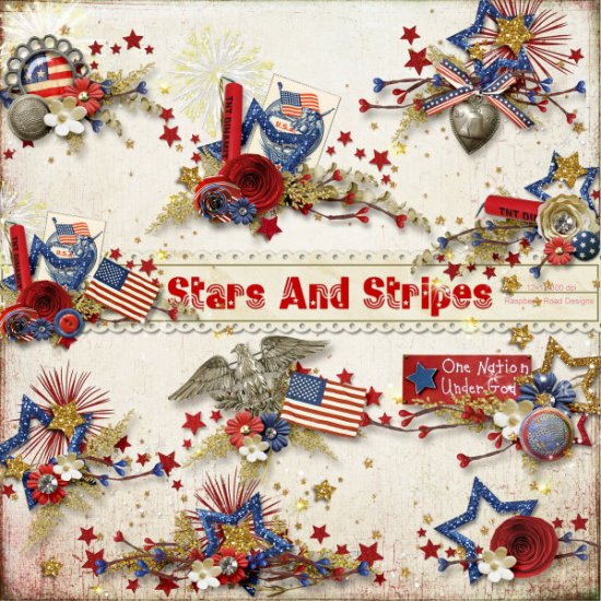 Stars And Stripes Side Clusters