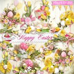 Happy Easter Side Clusters Happy Easter Side Clusters