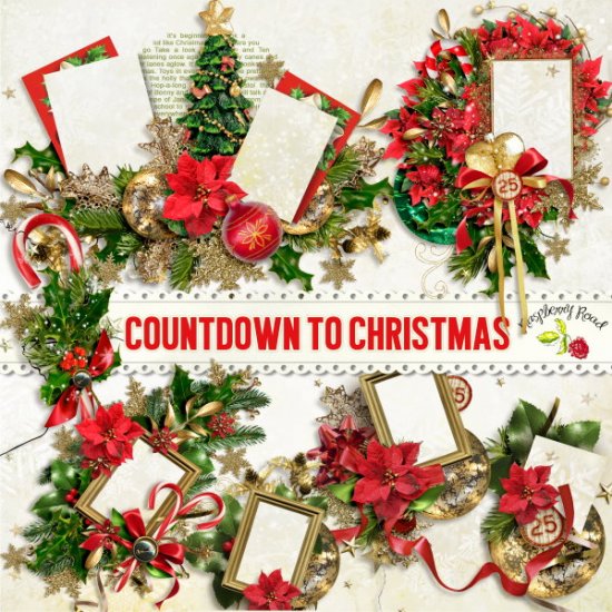 Countdown To Christmas Cluster Set