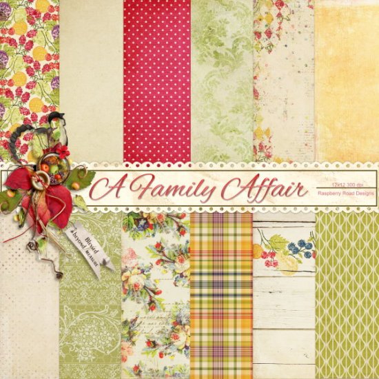 A Family Affair Paper Set - Click Image to Close
