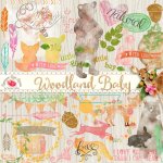 Woodland Baby Stamp Set Woodland Baby Stamp Set