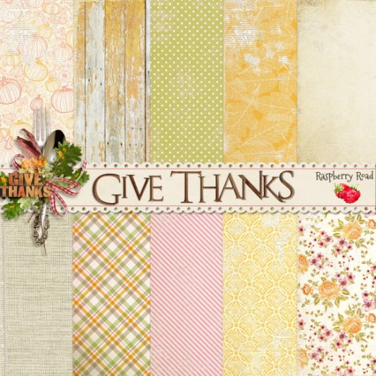 Give Thanks Paper Set