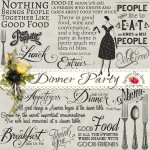 Dinner Party Stamp Set Dinner Party Stamp Set