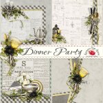 Dinner Party Stacked Papers Dinner Party Stacked Papers