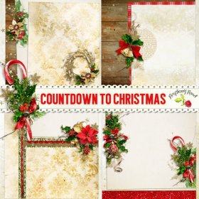 Countdown To Christmas Stacked Papers