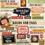 Bacon And Eggs WordArt Bacon And Eggs WordArt