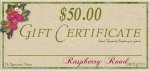 $50 Gift Certificate $50 Gift Certificate