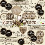 Rustic Wedding Word Art Rustic Wedding Word Art