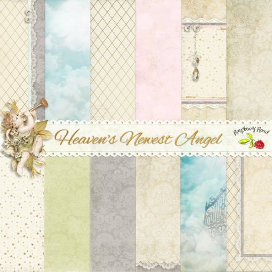 Heaven's Newest Angel Paper Set - Click Image to Close