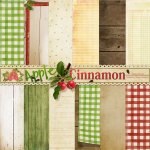 Apple Cinnamon Paper Set Apple Cinnamon Paper Set
