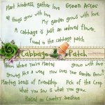 Cabbage Patch WordArt Set Cabbage Patch WordArt Set
