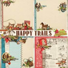 Happy Trails Stacked Paper Set