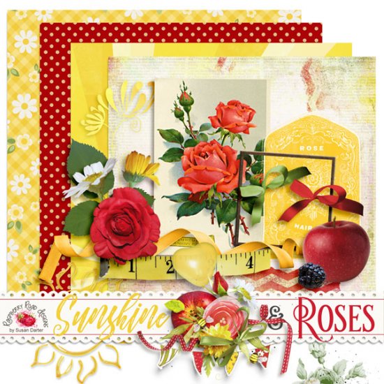 Sunshine And Roses Free Mini Kit - Click Image to Close