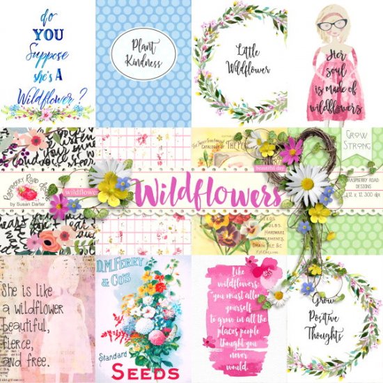 Wildflowers Journal Cards - Click Image to Close