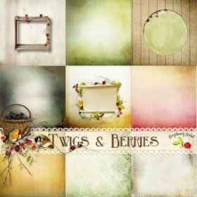 Twigs & Berries Paper Set