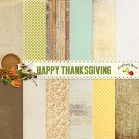Happy Thanksgiving Paper Set