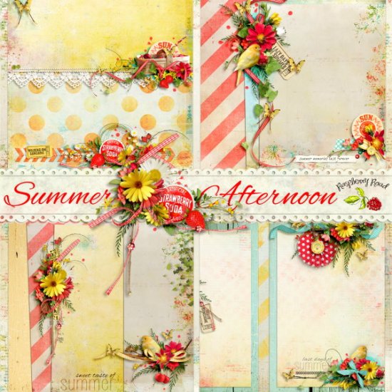 Summer Afternoon Stacked Papers - Click Image to Close