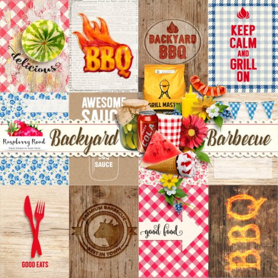 Backyard Barbecue Journal Cards - Click Image to Close