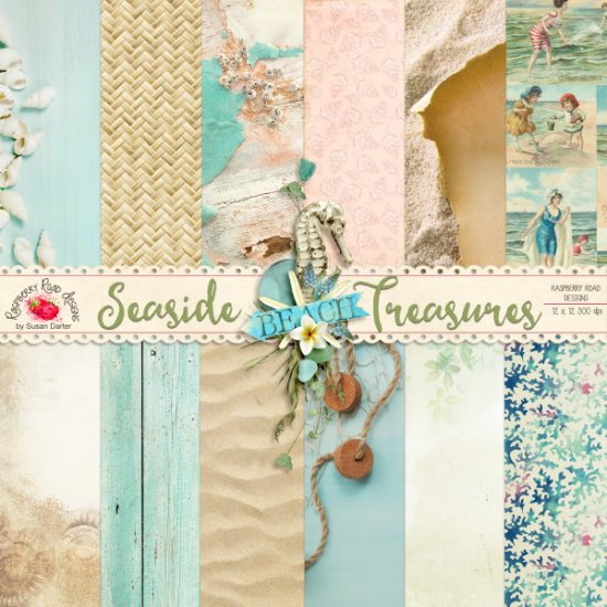 Seaside Treasures Paper Set - Click Image to Close