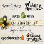 Chills And Thrills WordArt Chills And Thrills WordArt