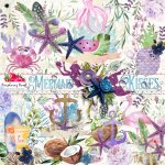 Mermaid Kisses Watercolor Set Mermaid Kisses Watercolor Set