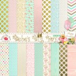 Bebe's Big Day Pattern Papers Bebe's Big Day Pattern Papers