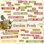 Garden Fresh Wordart Garden Fresh Wordart