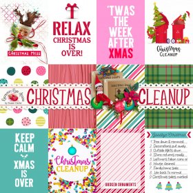 Christmas Cleanup Journal Cards