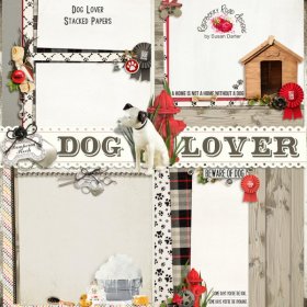 Dog Lover Stacked Papers