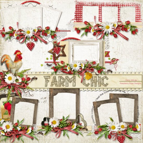 Farm Chic Two Cluster Set
