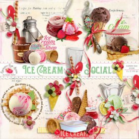 Ice Cream Social Side Clusters Set 1
