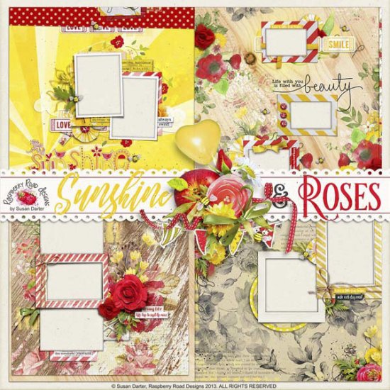 Sunshine And Roses BR QP Set - Click Image to Close