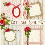 Cottage Rose EK QP Set Cottage Rose EK QP Set