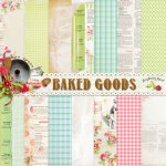Baked Goods Paper Set Baked Goods Paper Set