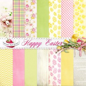 Happy Easter Paper Set