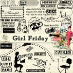Girl Friday Stamp Set Girl Friday Stamp Set