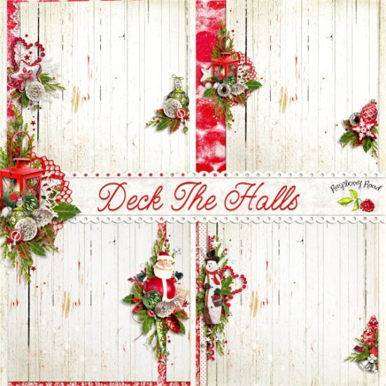 Deck The Halls Stacked Papers