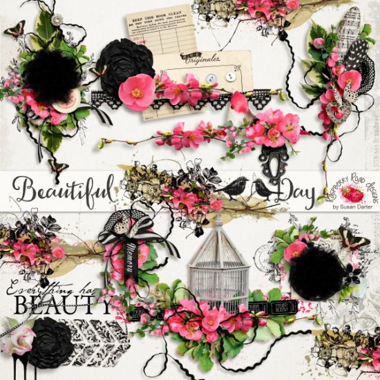 Beautiful Day Side Clusters - Click Image to Close