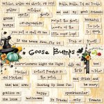 Goose Bumps WordArt Goose Bumps WordArt