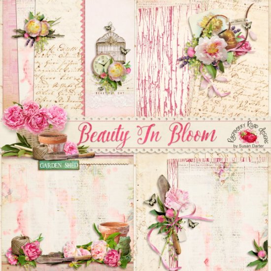 Beauty In Bloom Stacked Papers