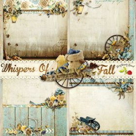 Whispers Of Fall Stacked Papers
