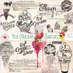 Ice Cream Social Stamps Ice Cream Social Stamps