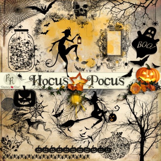Hocus Pocus Stamp Set - Click Image to Close