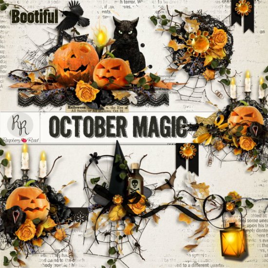 October Magic Side Clusters Set2 - Click Image to Close
