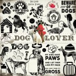 Dog Lover Digital Stamps Dog Lover Digital Stamps
