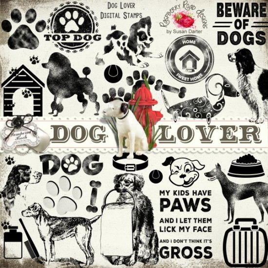 Dog Lover Digital Stamps - Click Image to Close